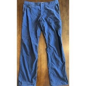 The North Face Men's Pants 36x30 Hiking 5 Pockets Blue Lightweight Nylon Blend